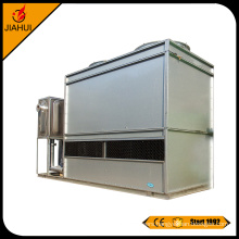 Closed counter flow cooling tower for water treatment